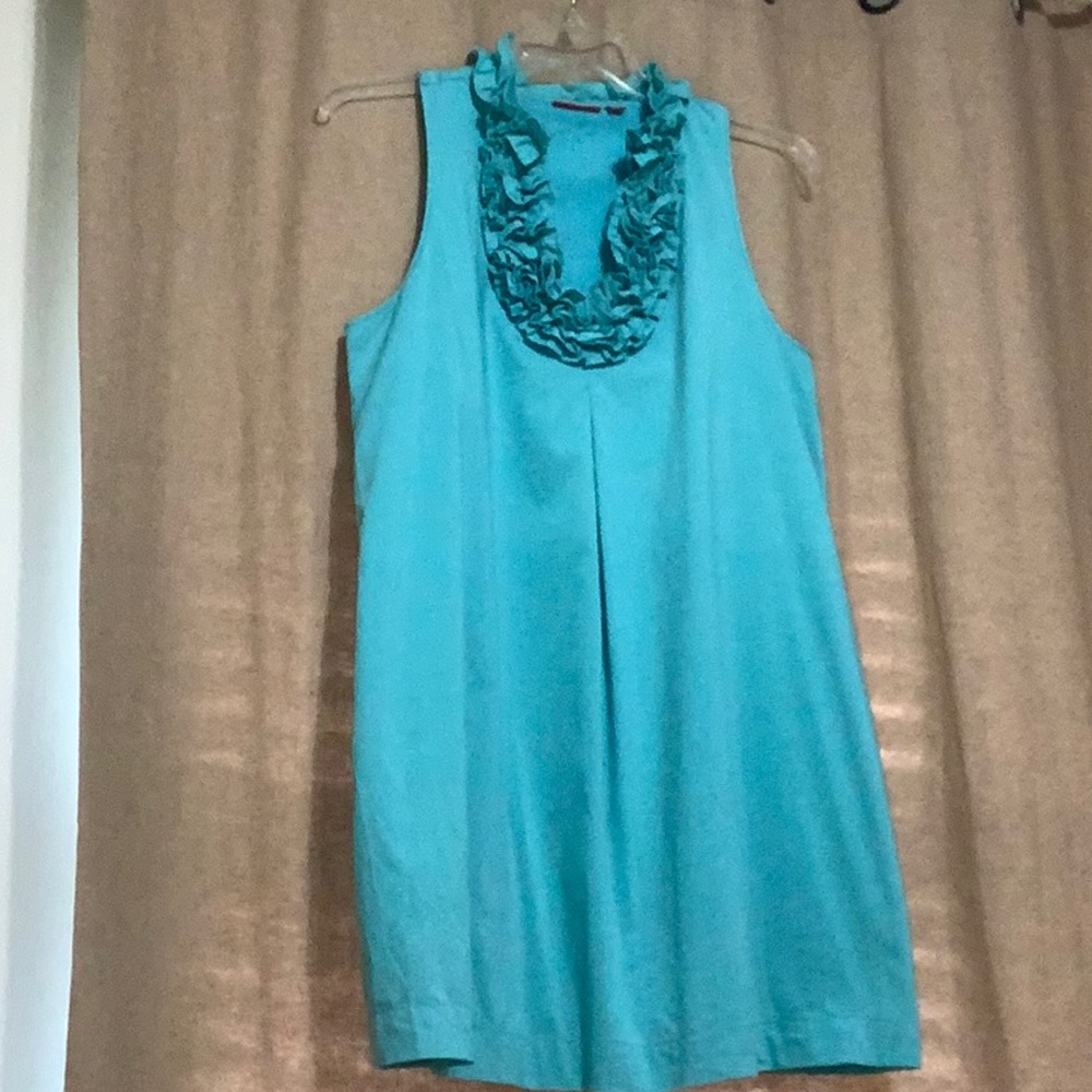 New York & Company Light Teal/Aqua Dress Size 12